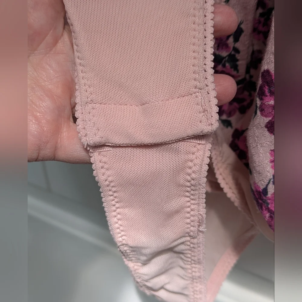 Intimately Free People Pink Floral Bodysuit with Tie Front - Take It Away - Picture 4 of 10